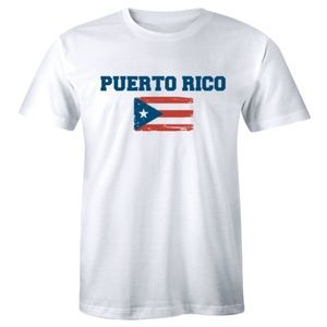 Puerto Rico Flag PR Distress Flag Boricua T-shirt